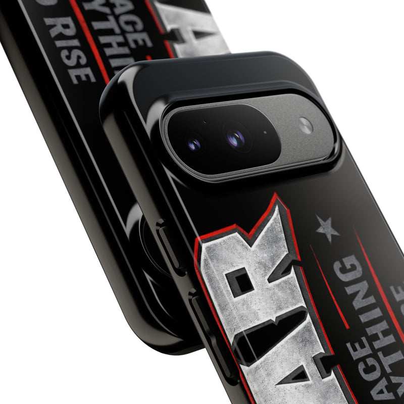 Fear — Face Everything and Rise phone case by Printify featuring a bold design and durable protection for smartphones.