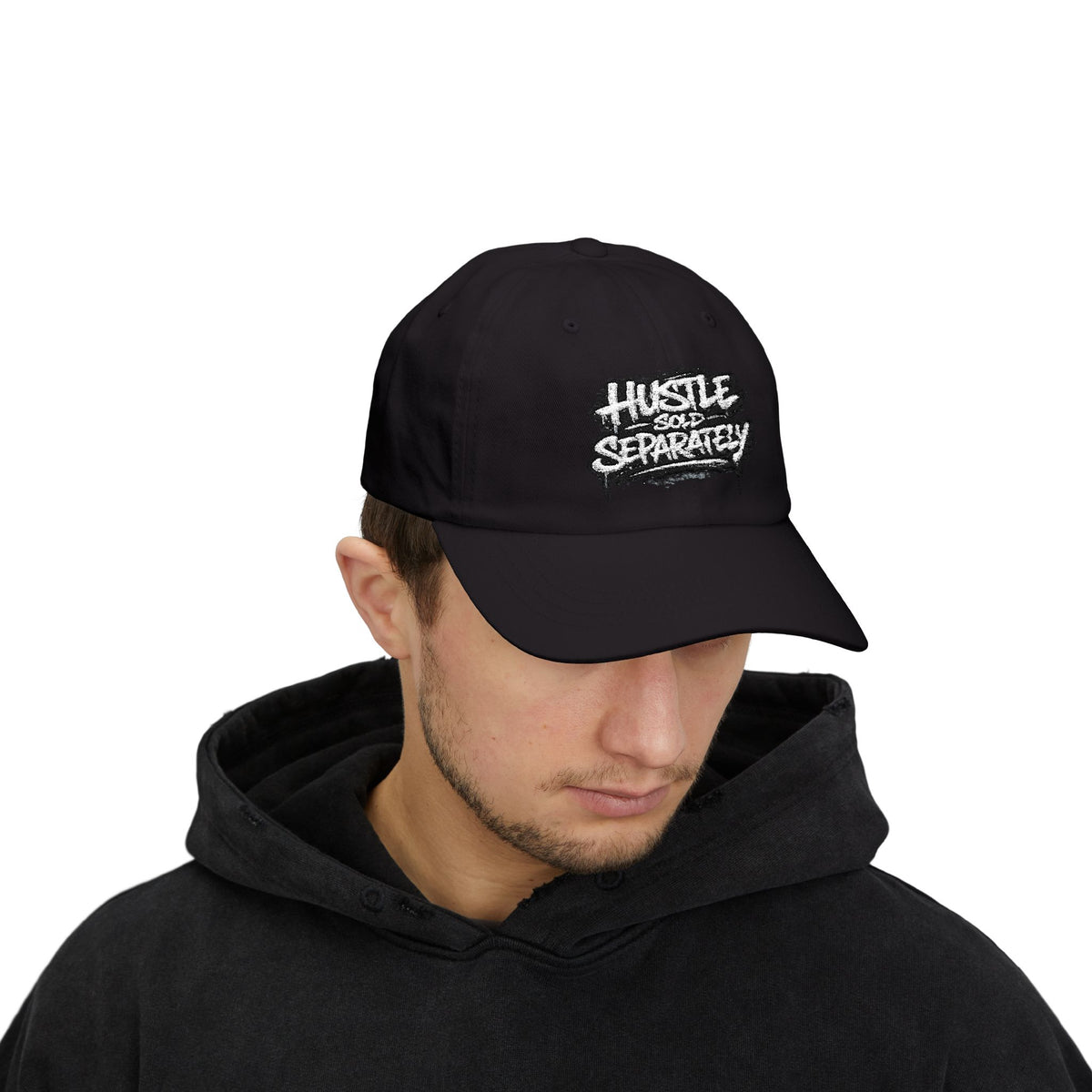Dad Cap — "Hustle More, Separate.ly" Graffiti Dad Hat