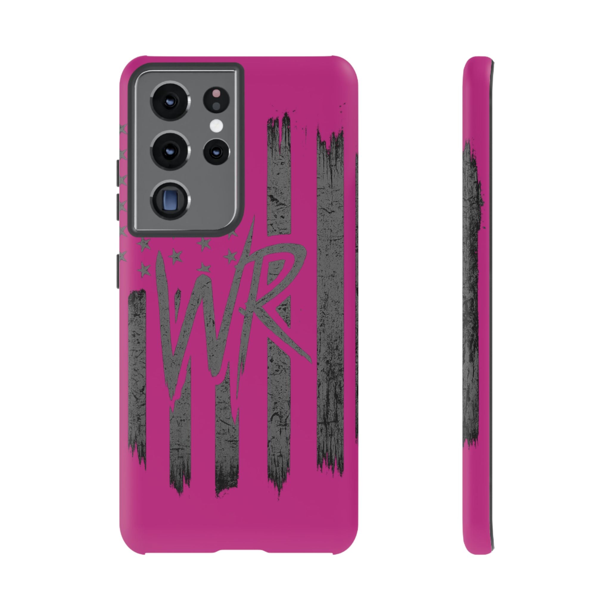 Pink  'WR' Flag Tough Phone Case