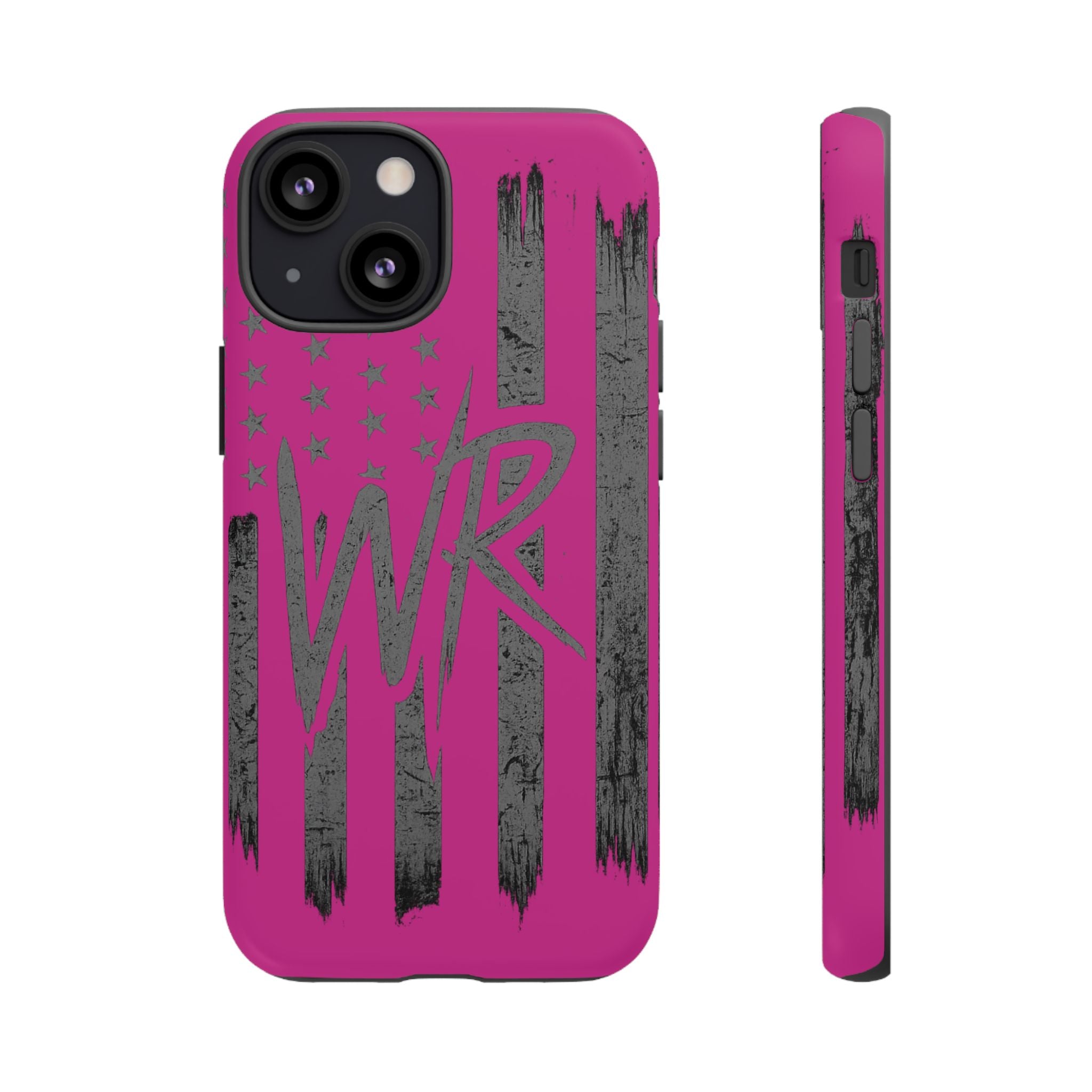 Pink  'WR' Flag Tough Phone Case