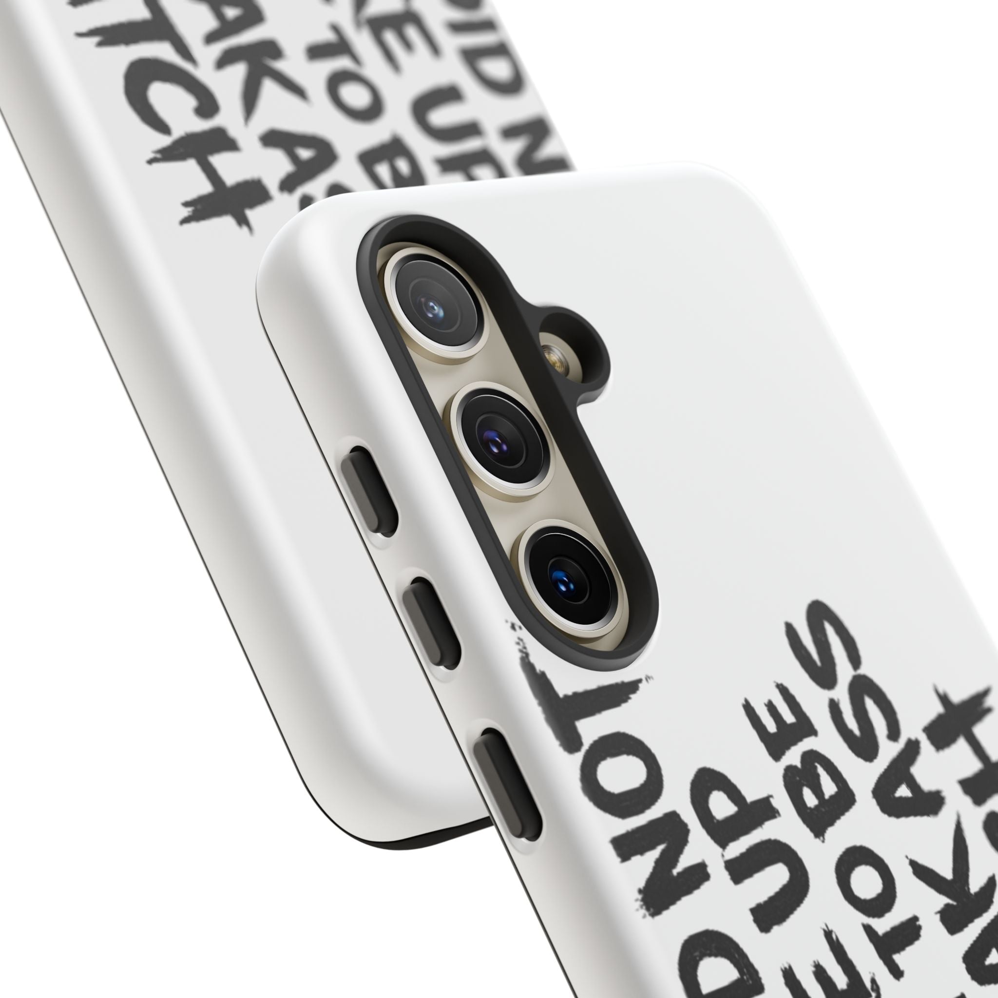 Phone Case — "You Did Not Wake Up Today to Be a Weakass Bitch" Bold Typography