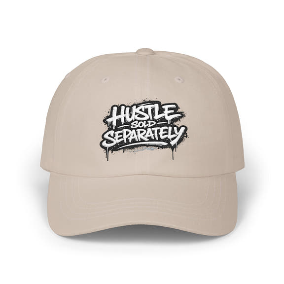 Dad Cap — "Hustle More, Separate.ly" Graffiti Dad Hat