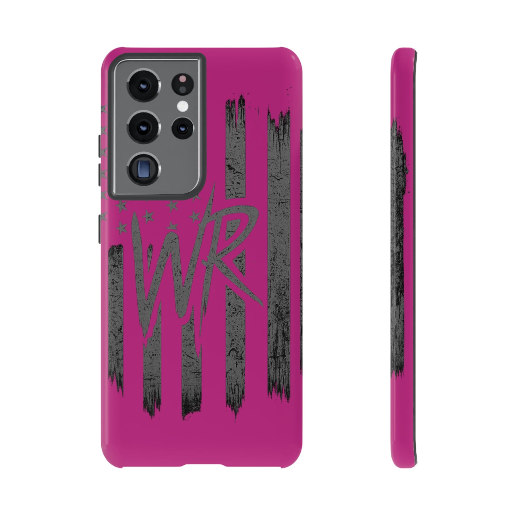 Pink  'WR' Flag Tough Phone Case