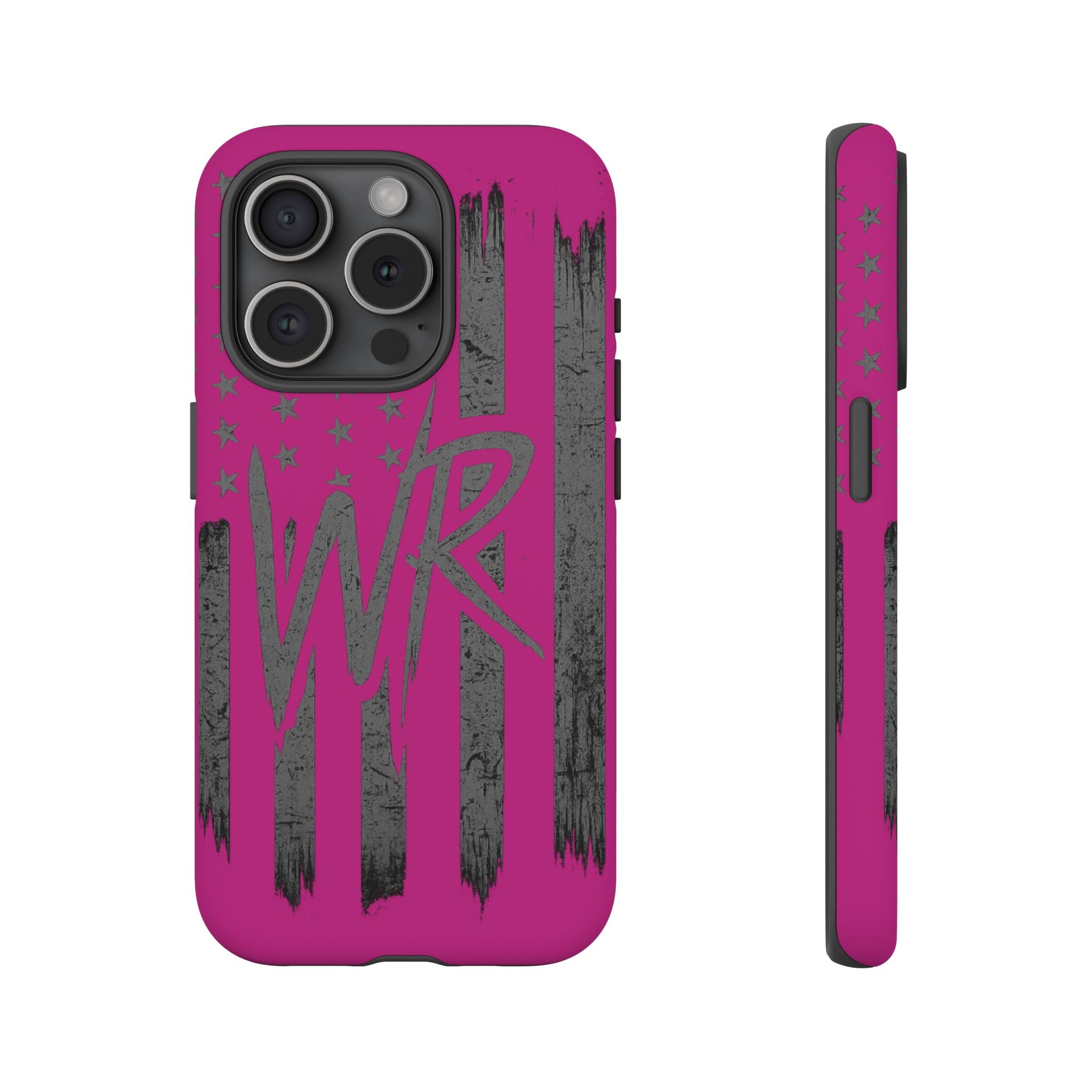Pink  'WR' Flag Tough Phone Case