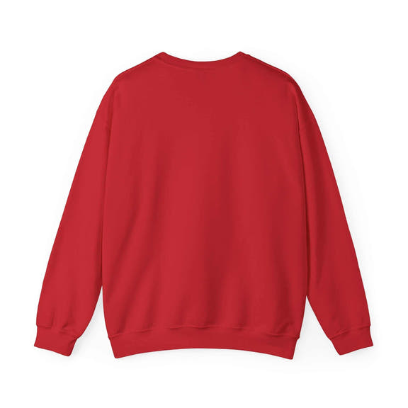 Distressed American flag crewneck sweatshirt featuring WR monogram, ideal for patriotic casual wear.