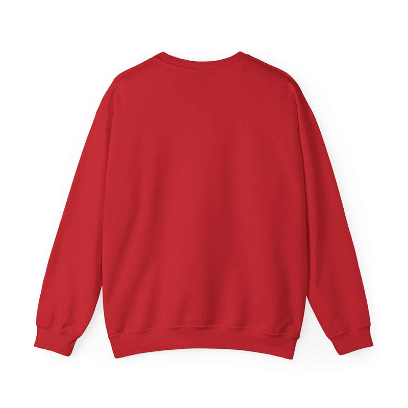 Distressed American flag crewneck sweatshirt featuring WR monogram, ideal for patriotic casual wear.