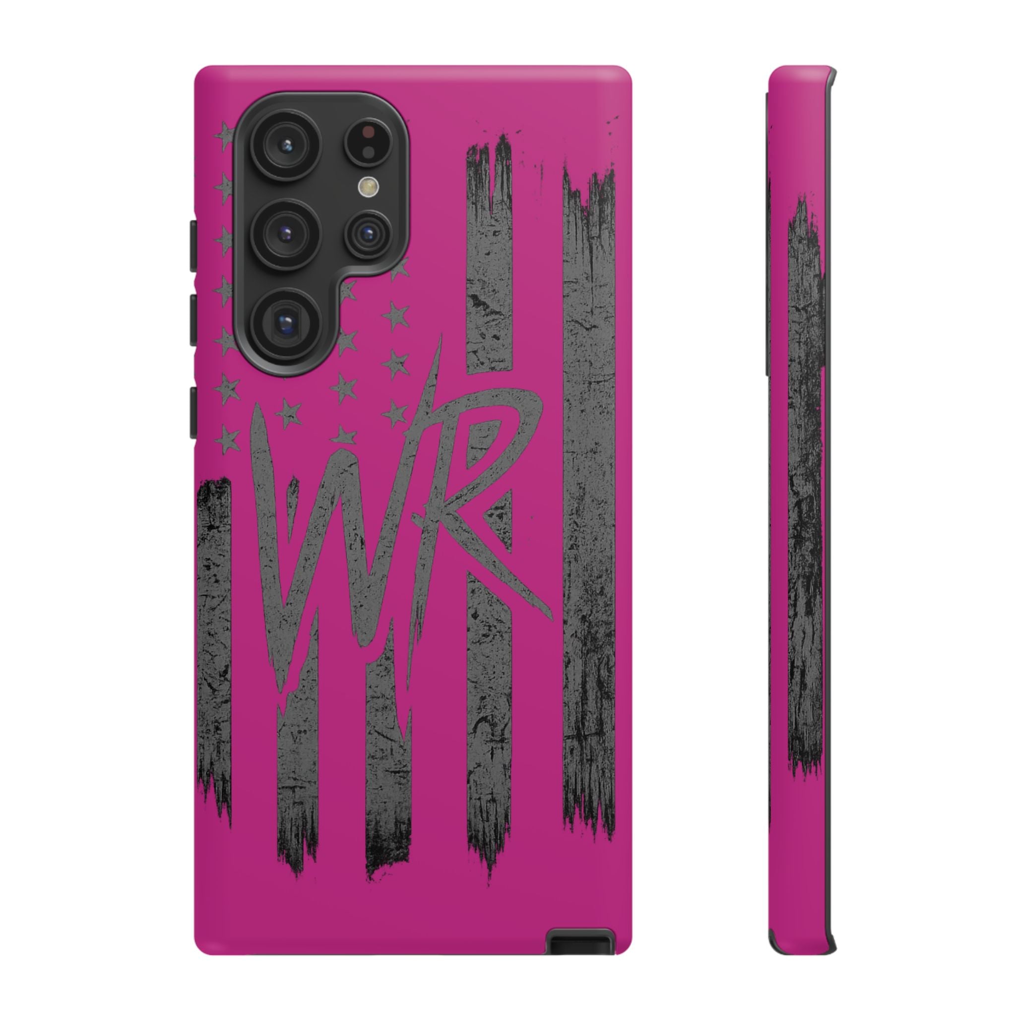 Pink  'WR' Flag Tough Phone Case