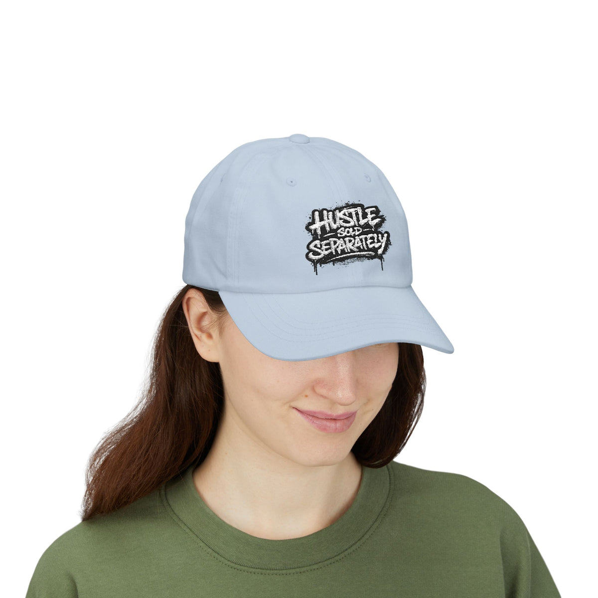 Dad Cap — "Hustle More, Separate.ly" Graffiti Dad Hat