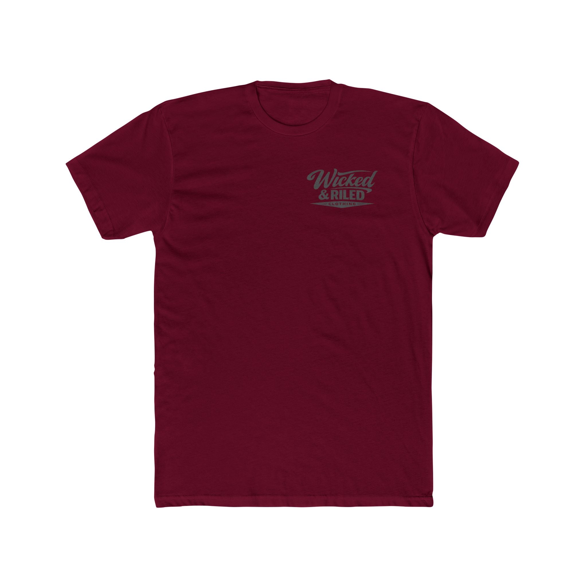 Wicked & Riled Clothing Tee Patriotic Vintage Logo Crewneck - Wicked & Riled Clothing
