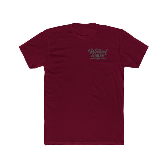 Wicked & Riled Clothing Tee Patriotic Vintage Logo Crewneck - Wicked & Riled Clothing