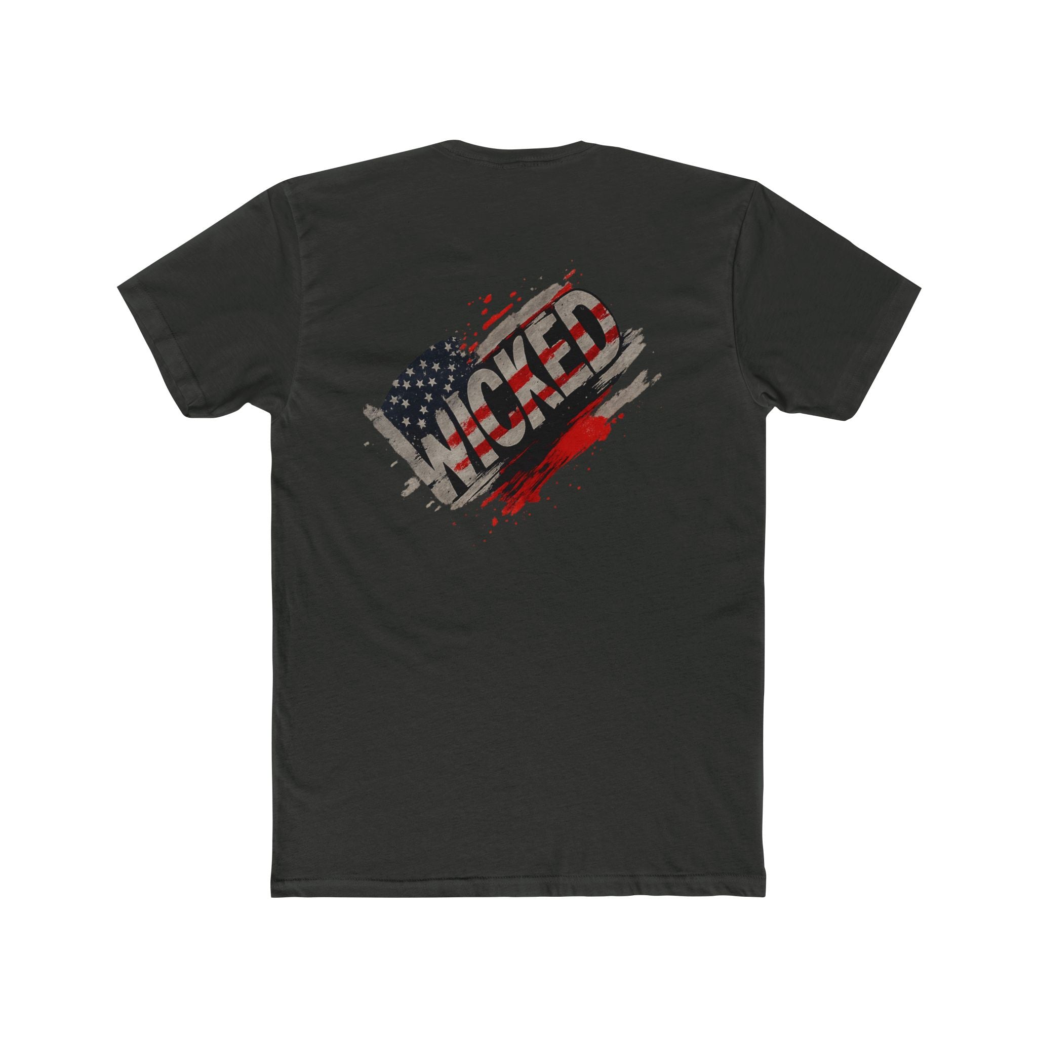 Wicked American Flag Graphic Tee — Wicked Patriotic Back Print