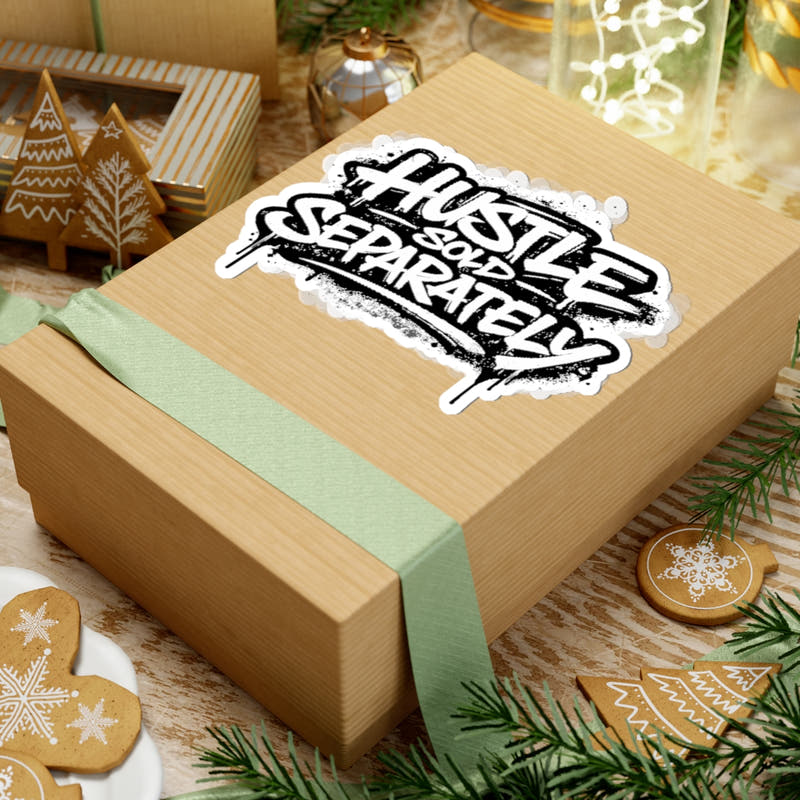 Sticker — "Hustle Sold Separately" Graffiti Kiss-Cut Sticker