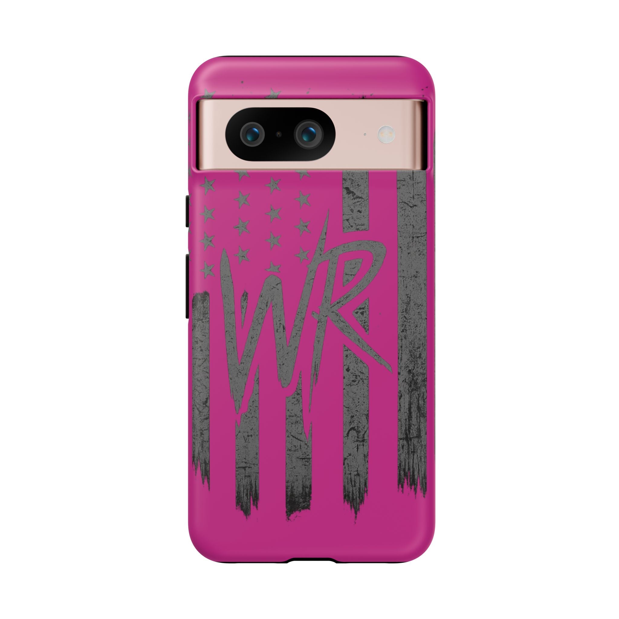 Pink  'WR' Flag Tough Phone Case