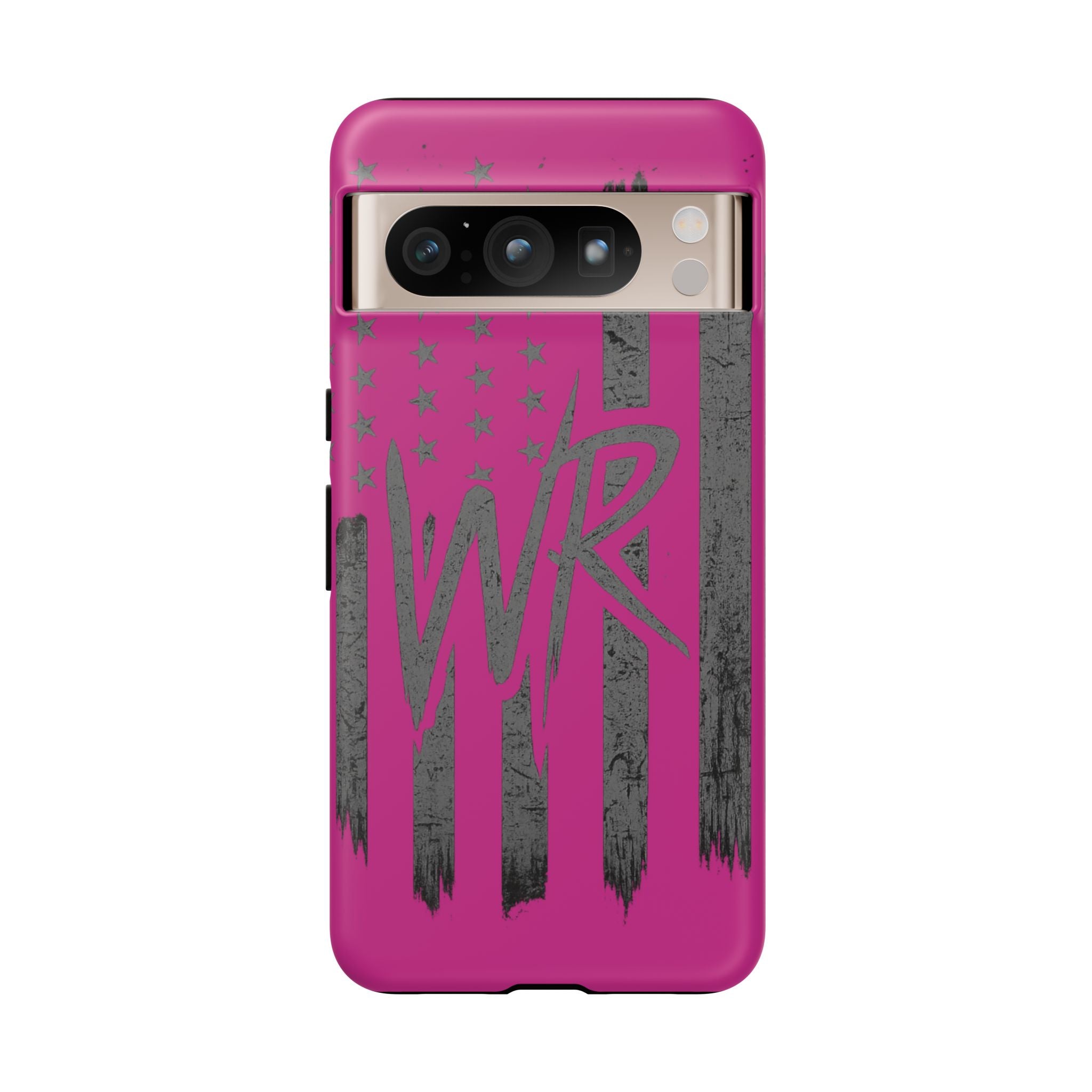 Pink  'WR' Flag Tough Phone Case