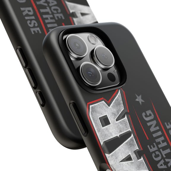 Fear — Face Everything and Rise phone case by Printify featuring a bold graphic design on a sleek case.