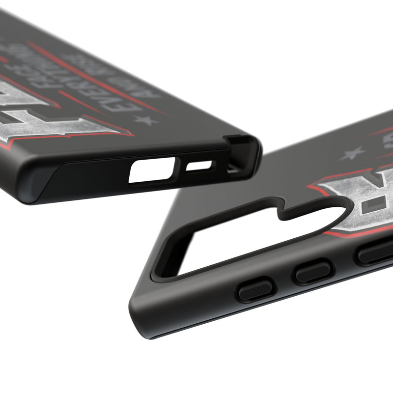 Fear Face Everything and Rise phone case by Printify, featuring a bold design and durable protection for smartphones.