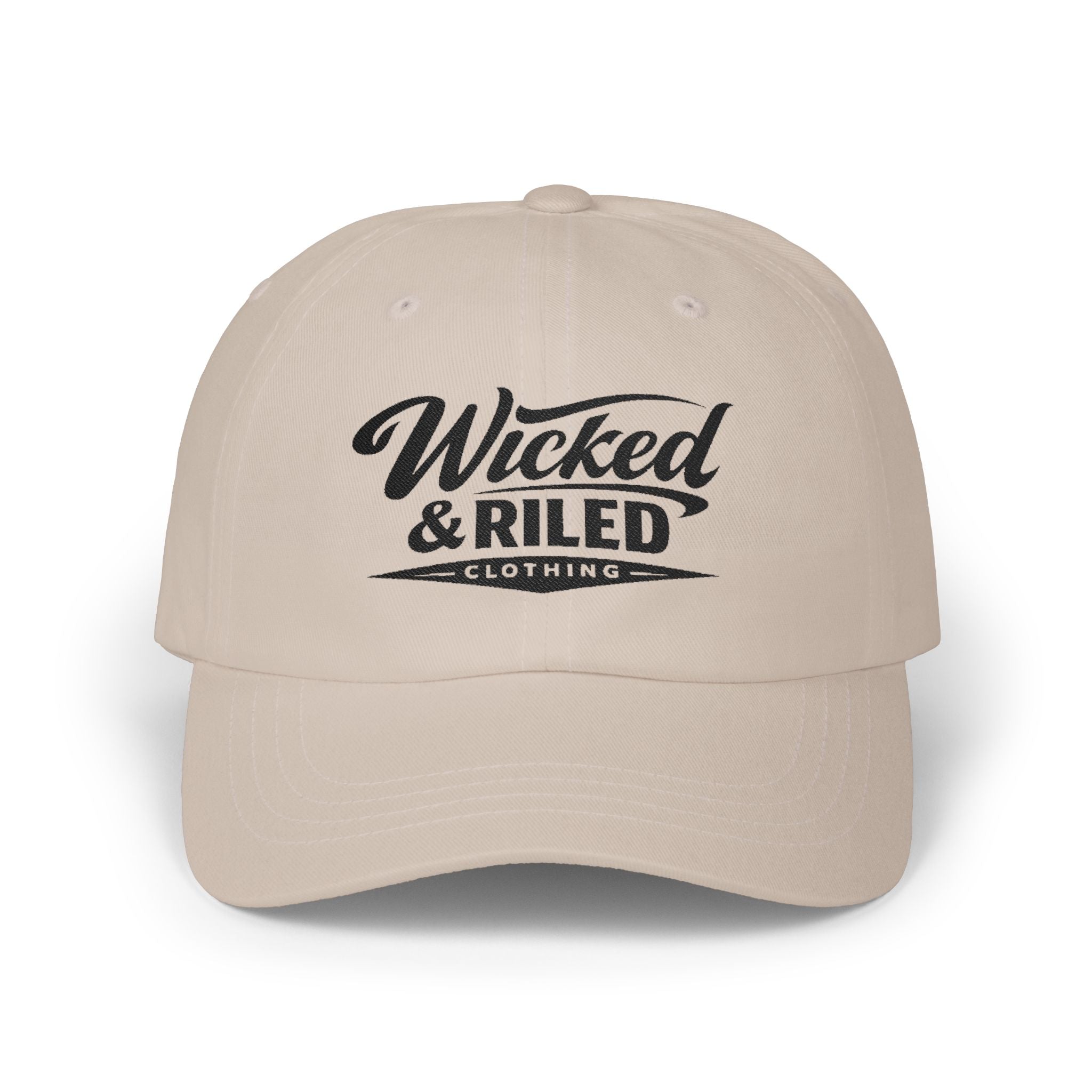 Dad Cap Wicked & Riled Distressed American Flag Baseball Hat