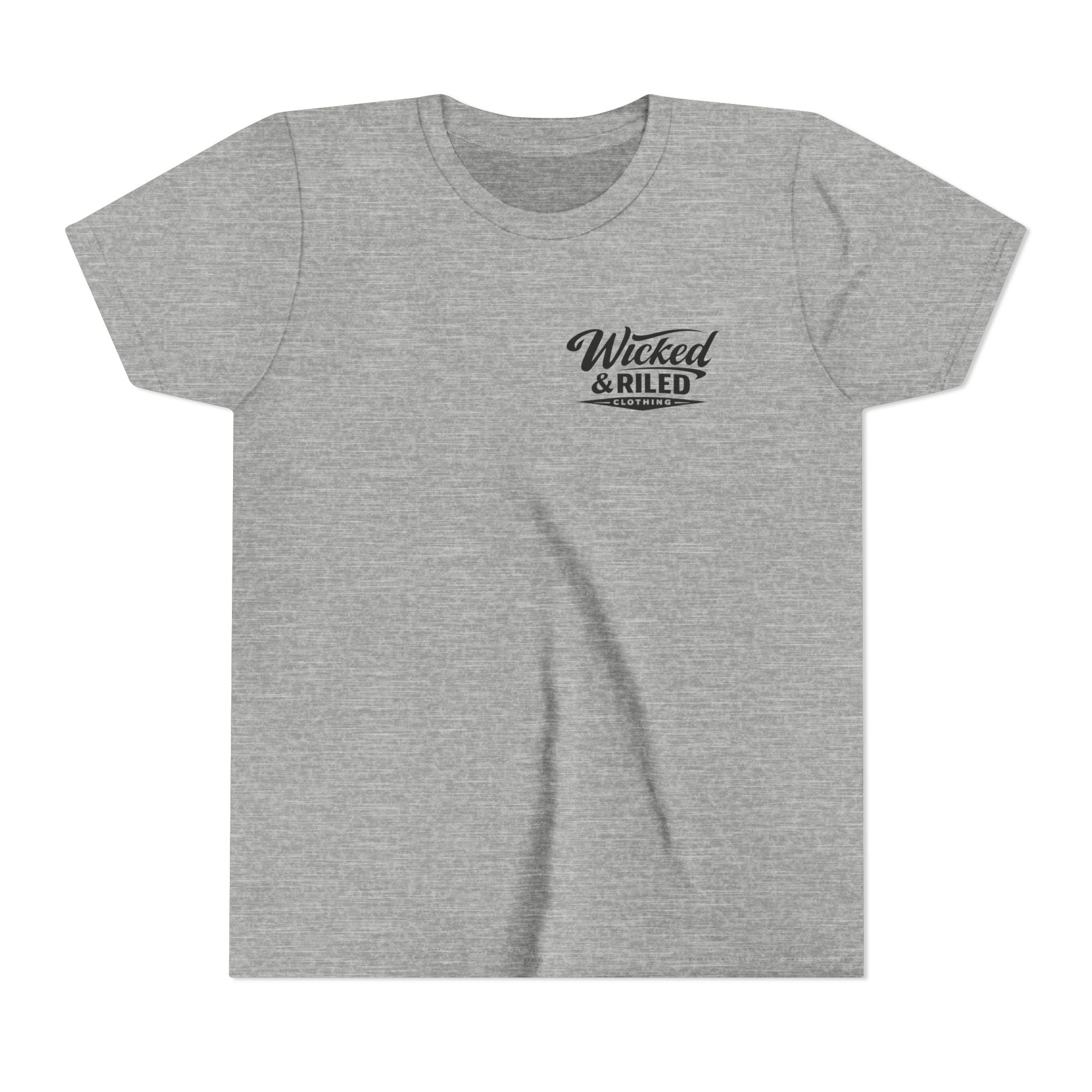 Youth Tee  "FEAR: Face Everything And Rise" Motivational Graphic T-Shirt - Wicked & Riled Clothing