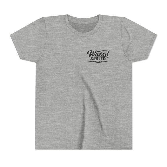 Youth Tee  "FEAR: Face Everything And Rise" Motivational Graphic T-Shirt - Wicked & Riled Clothing