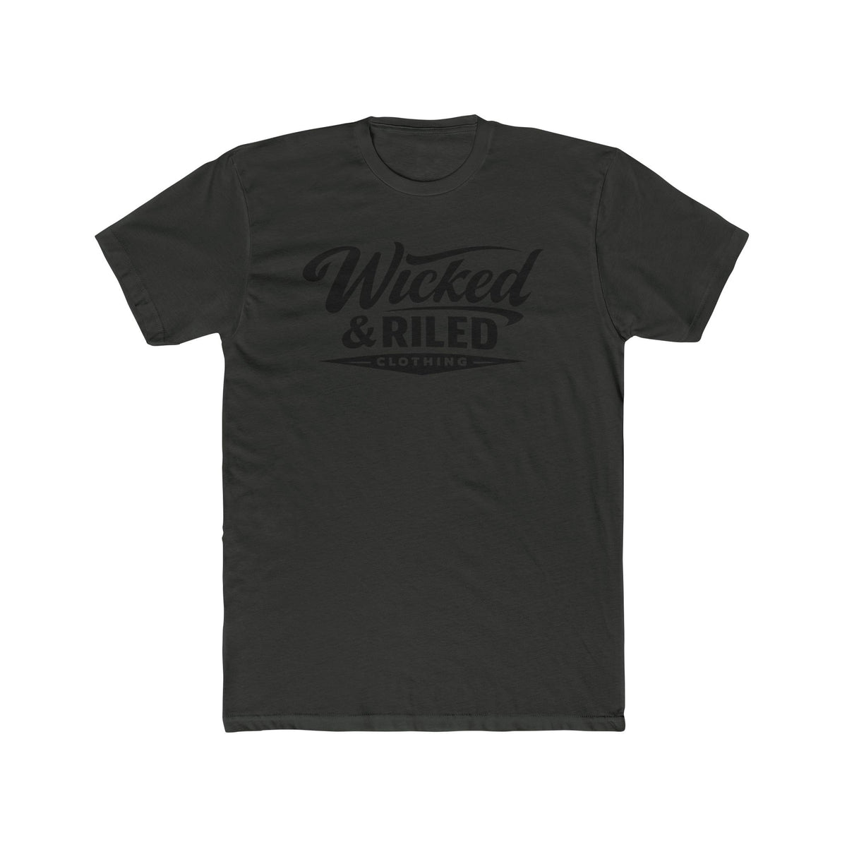 Wicked & Riled Retro Script Tee - Wicked & Riled Clothing