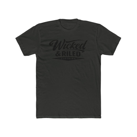 Wicked & Riled Retro Script Tee - Wicked & Riled Clothing