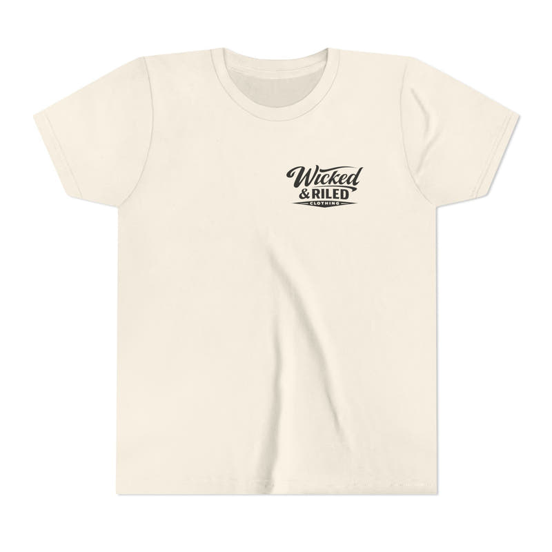 Youth Tee  "FEAR: Face Everything And Rise" Motivational Graphic T-Shirt - Wicked & Riled Clothing