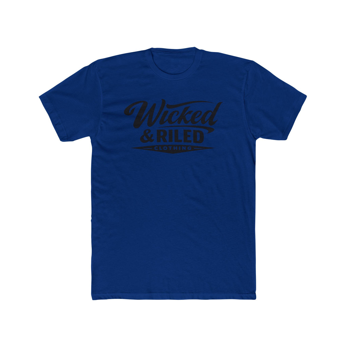 Wicked & Riled Retro Script Tee - Wicked & Riled Clothing