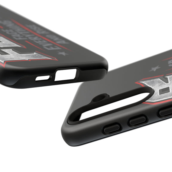 Fear — Face Everything and Rise Phone Case by Printify featuring a motivational design on a sleek phone cover.