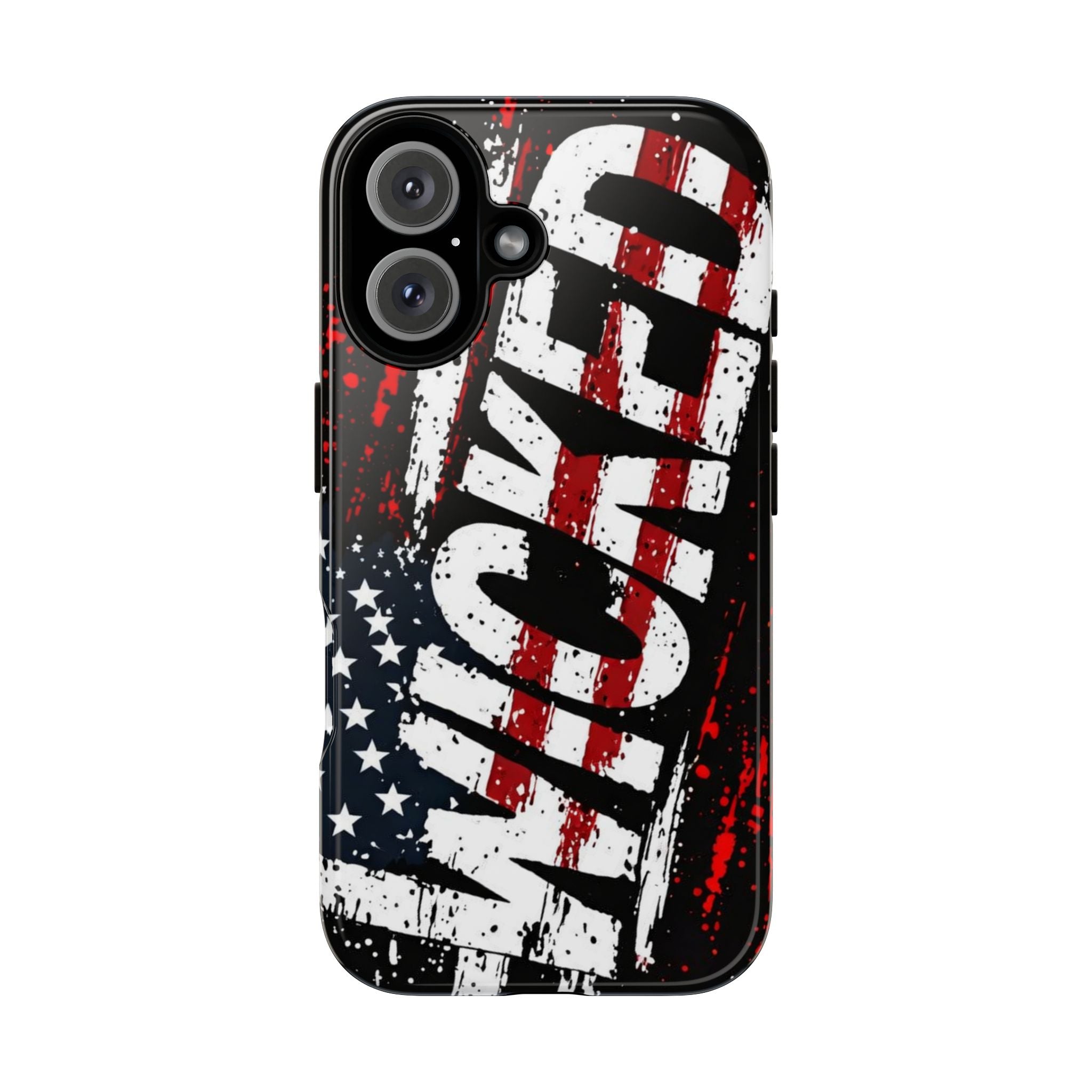 Phone Case — Distressed American Flag "VETERAN" Graphic (Rugged Patriotic Protection)