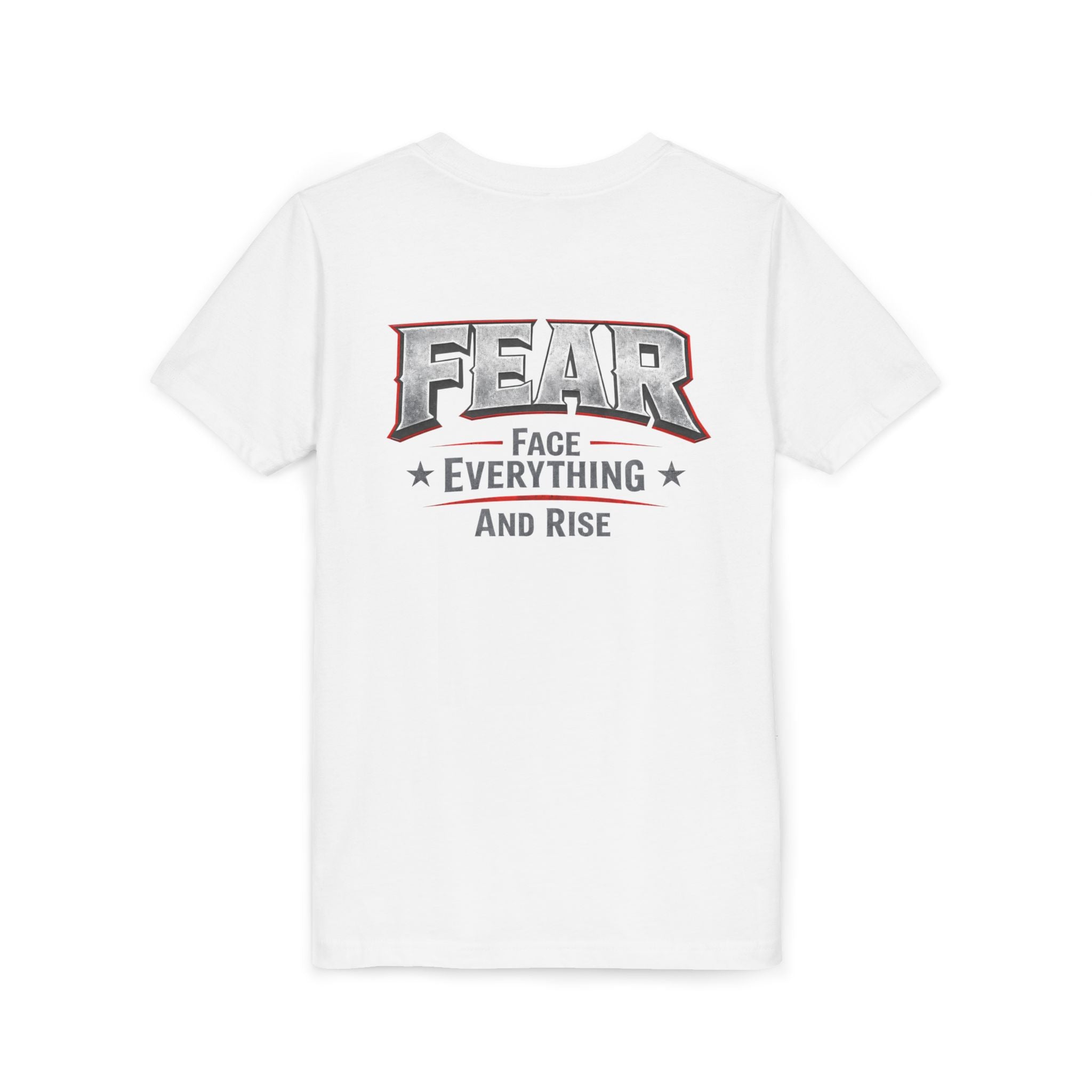 Youth Tee  "FEAR: Face Everything And Rise" Motivational Graphic T-Shirt - Wicked & Riled Clothing