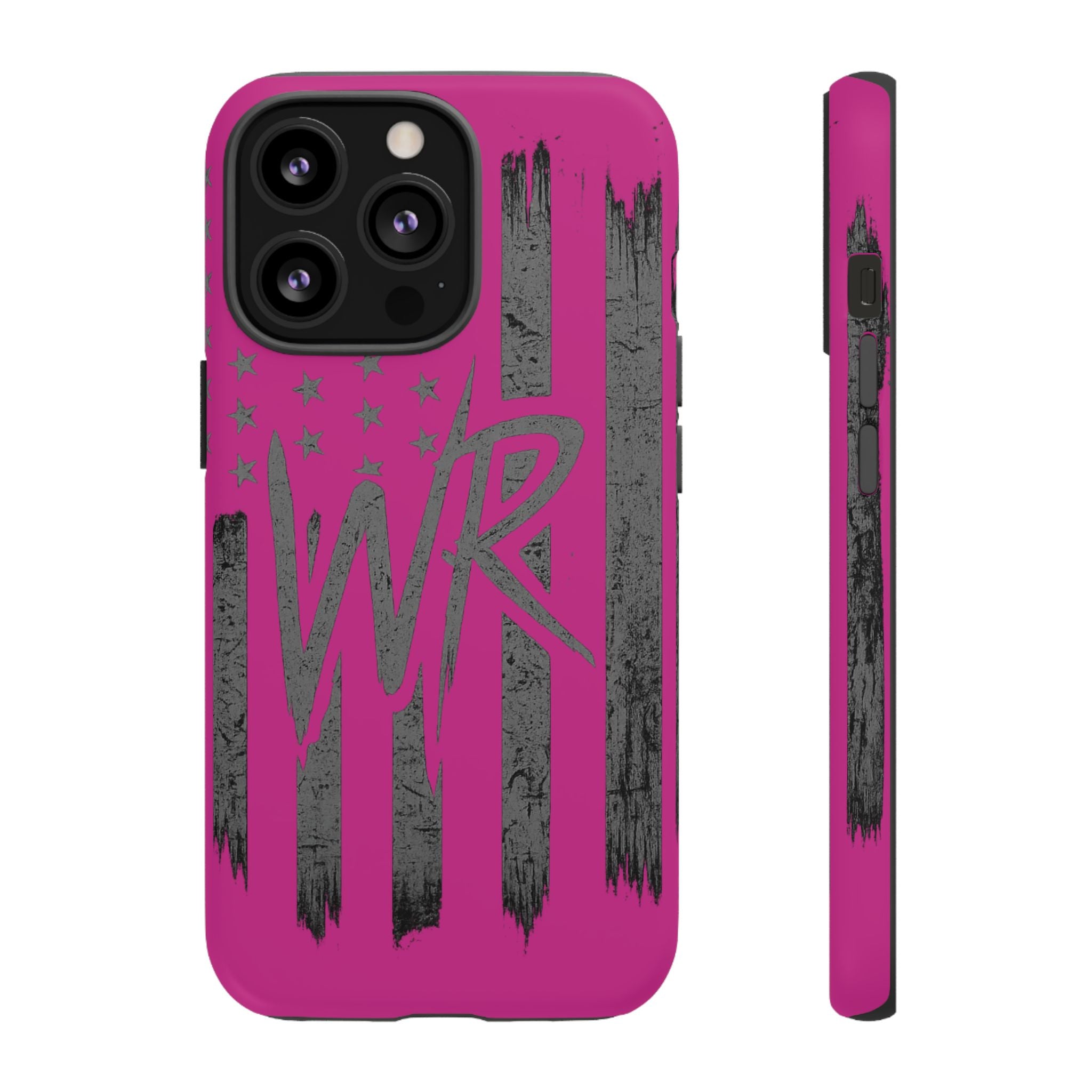 Pink  'WR' Flag Tough Phone Case