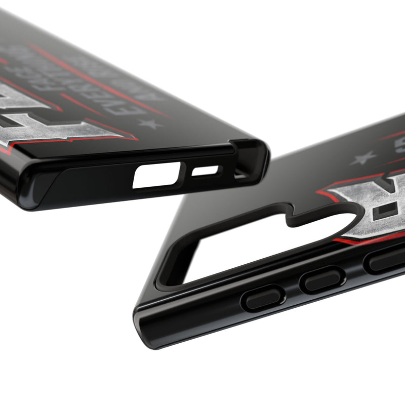 Fear — Face Everything and Rise Phone Case by Printify featuring a motivational design on a sleek phone case.