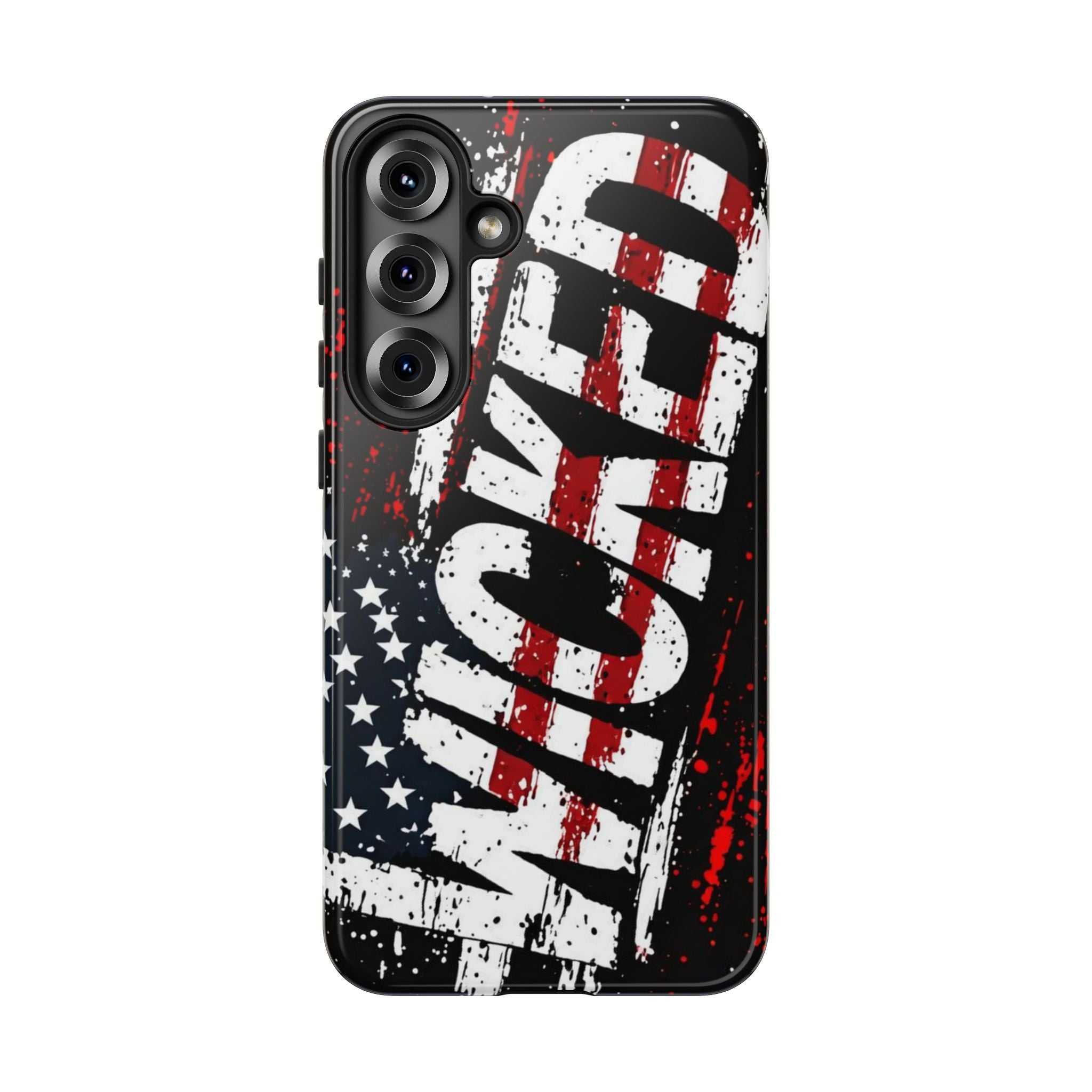 Phone Case — Distressed American Flag "VETERAN" Graphic (Rugged Patriotic Protection)