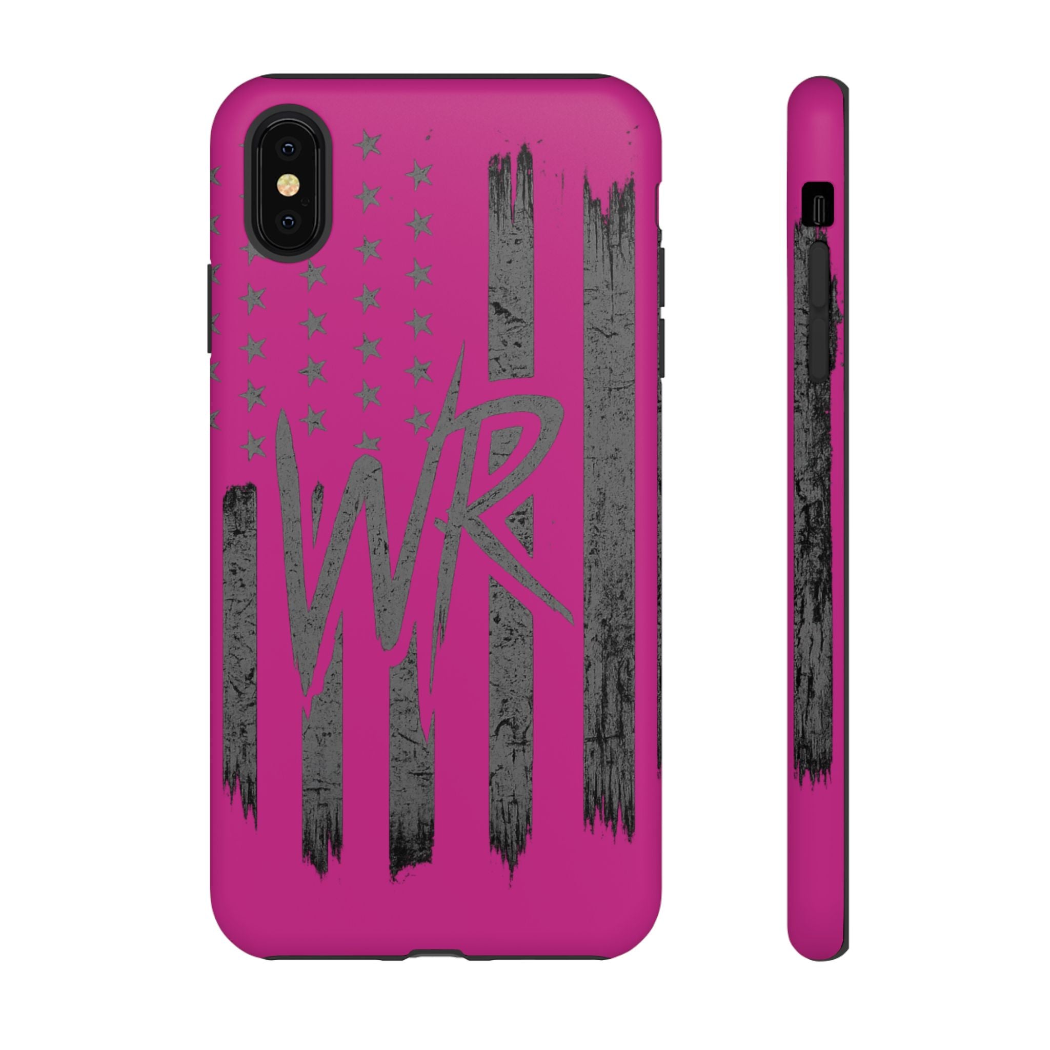 Pink  'WR' Flag Tough Phone Case