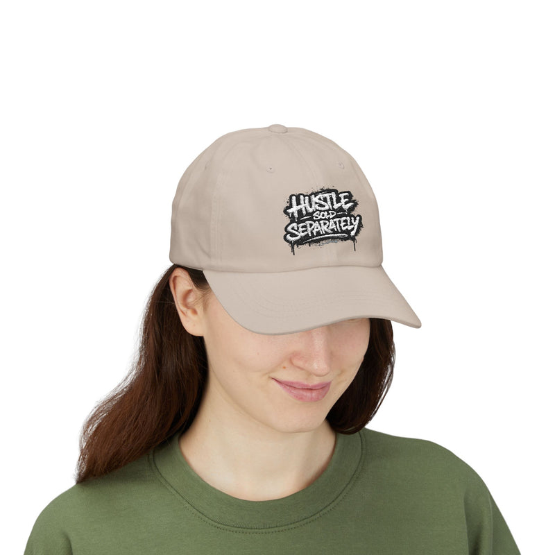 Dad Cap — "Hustle More, Separate.ly" Graffiti Dad Hat