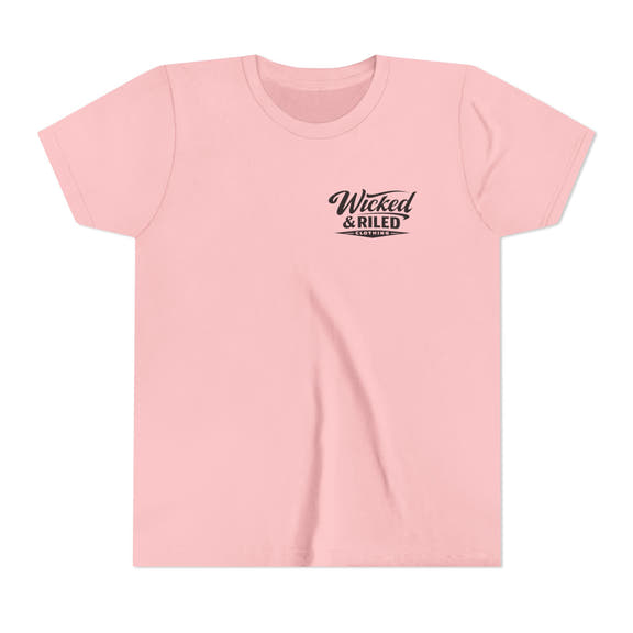 Youth Tee  "FEAR: Face Everything And Rise" Motivational Graphic T-Shirt - Wicked & Riled Clothing