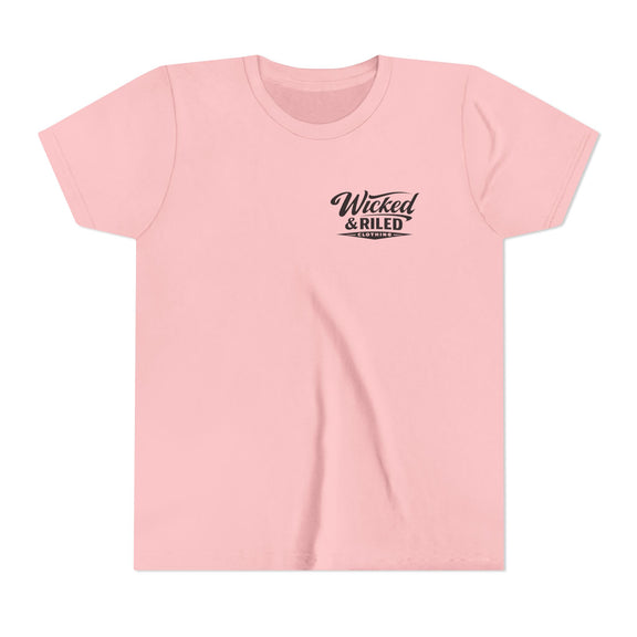 Youth Tee  "FEAR: Face Everything And Rise" Motivational Graphic T-Shirt - Wicked & Riled Clothing