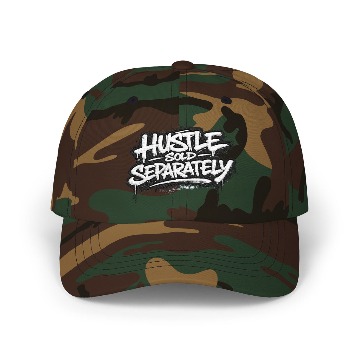 Dad Cap — "Hustle More, Separate.ly" Graffiti Dad Hat