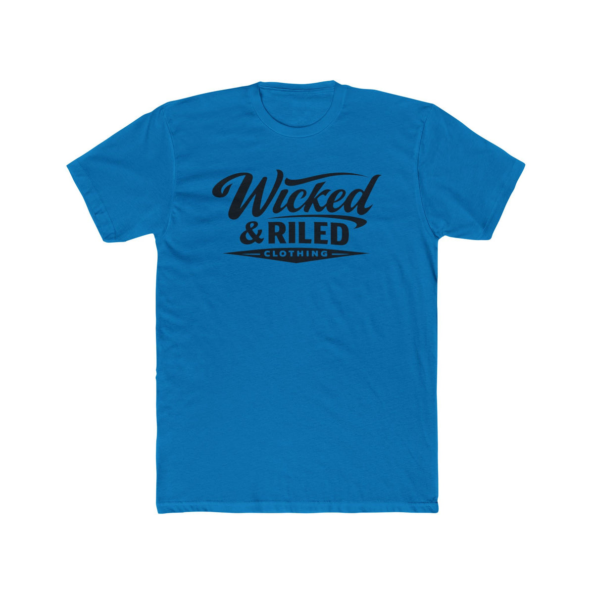 Wicked & Riled Retro Script Tee - Wicked & Riled Clothing