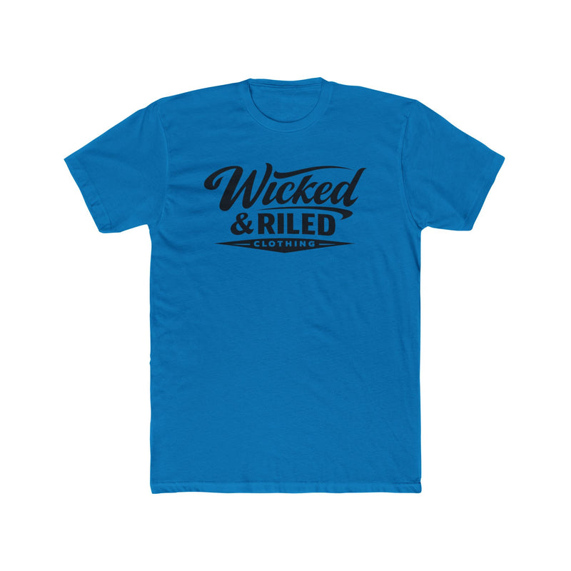 Wicked & Riled Retro Script Tee - Wicked & Riled Clothing