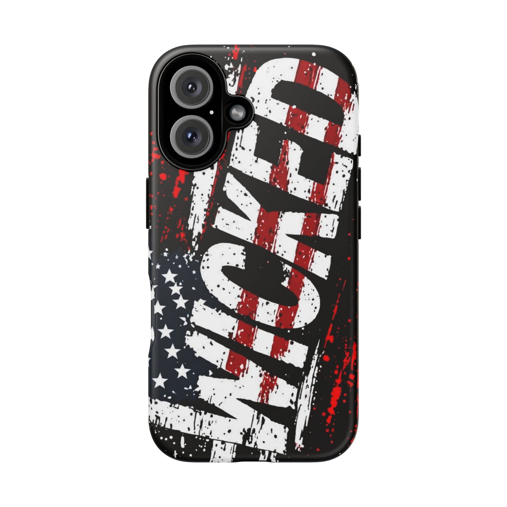 Phone Case — Distressed American Flag "VETERAN" Graphic (Rugged Patriotic Protection)