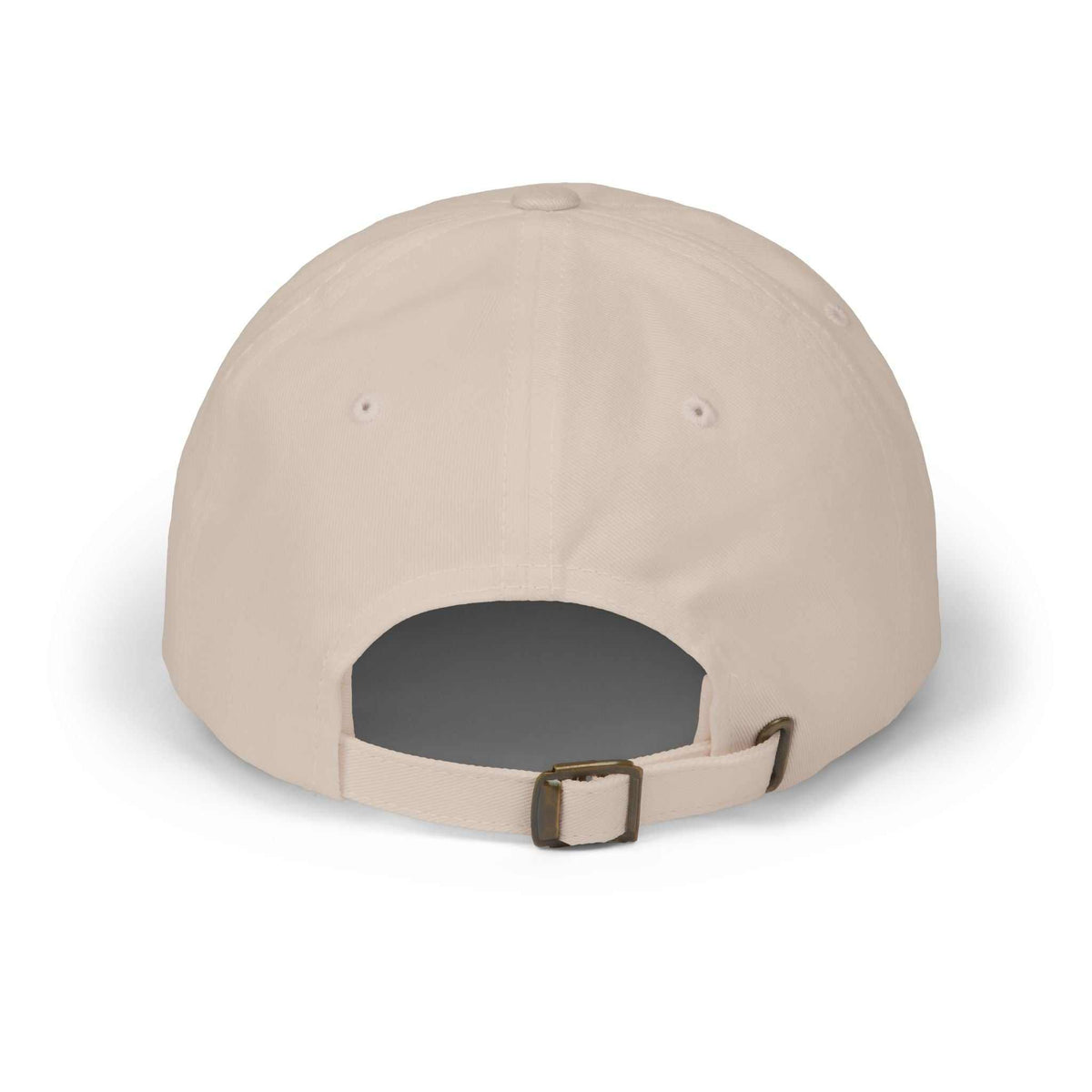 Distressed American flag Dad cap by Printify, featuring a relaxed fit and vintage style for casual wear.