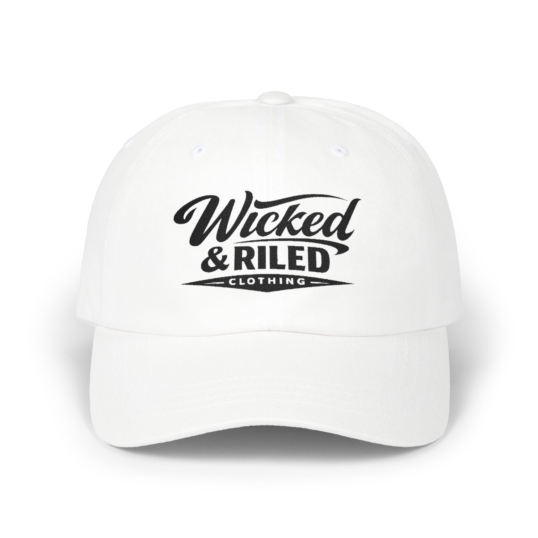 Dad Cap Wicked & Riled Distressed American Flag Baseball Hat