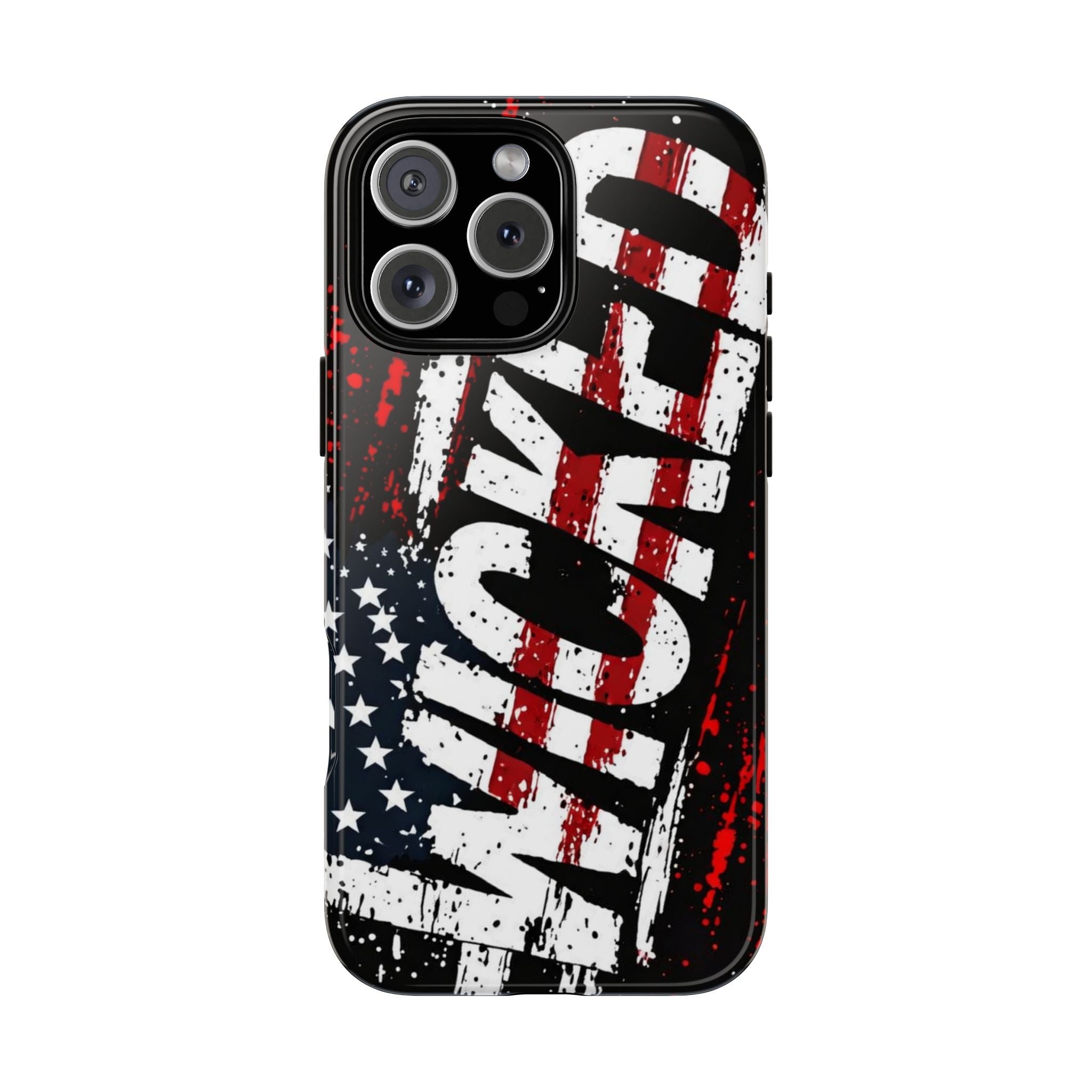Phone Case — Distressed American Flag "VETERAN" Graphic (Rugged Patriotic Protection)