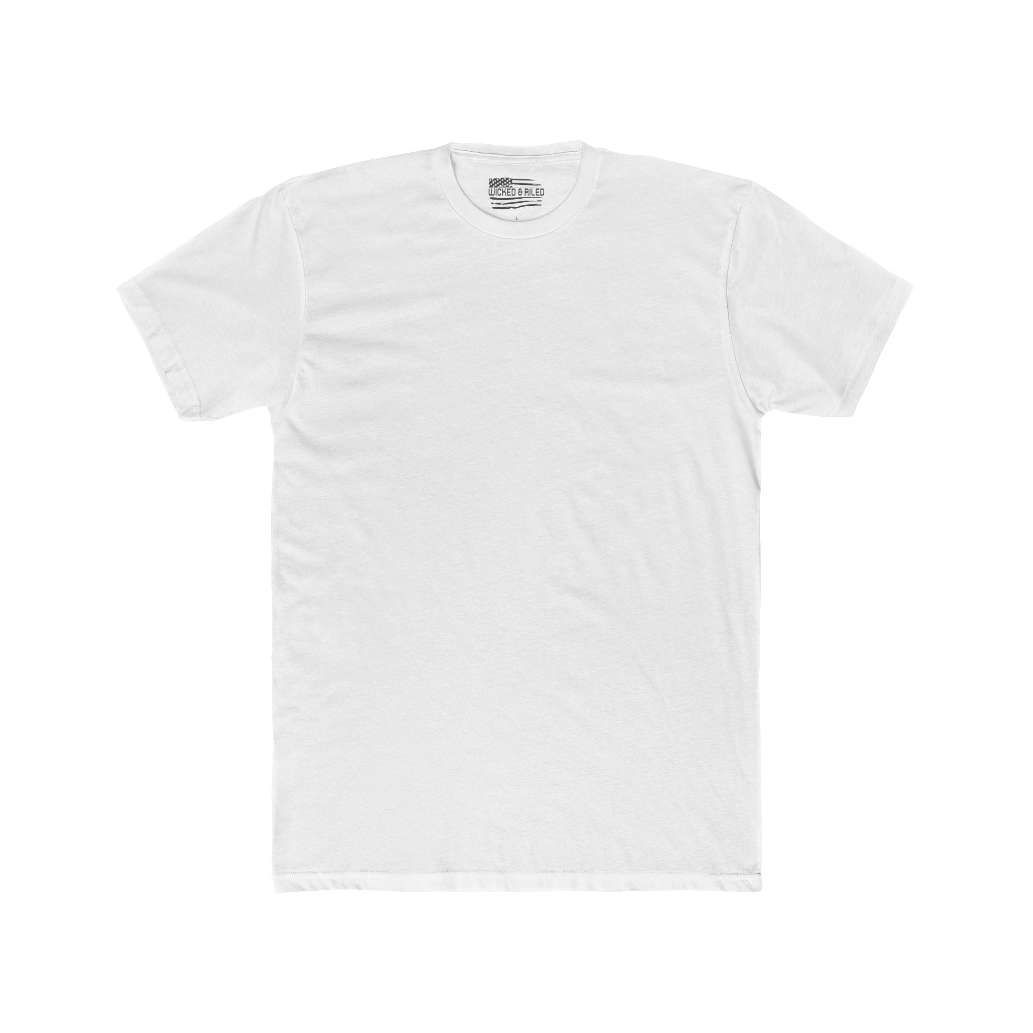 Wicked & Riled Graphic Tee — Bold Rebels Flag Crew Shirt