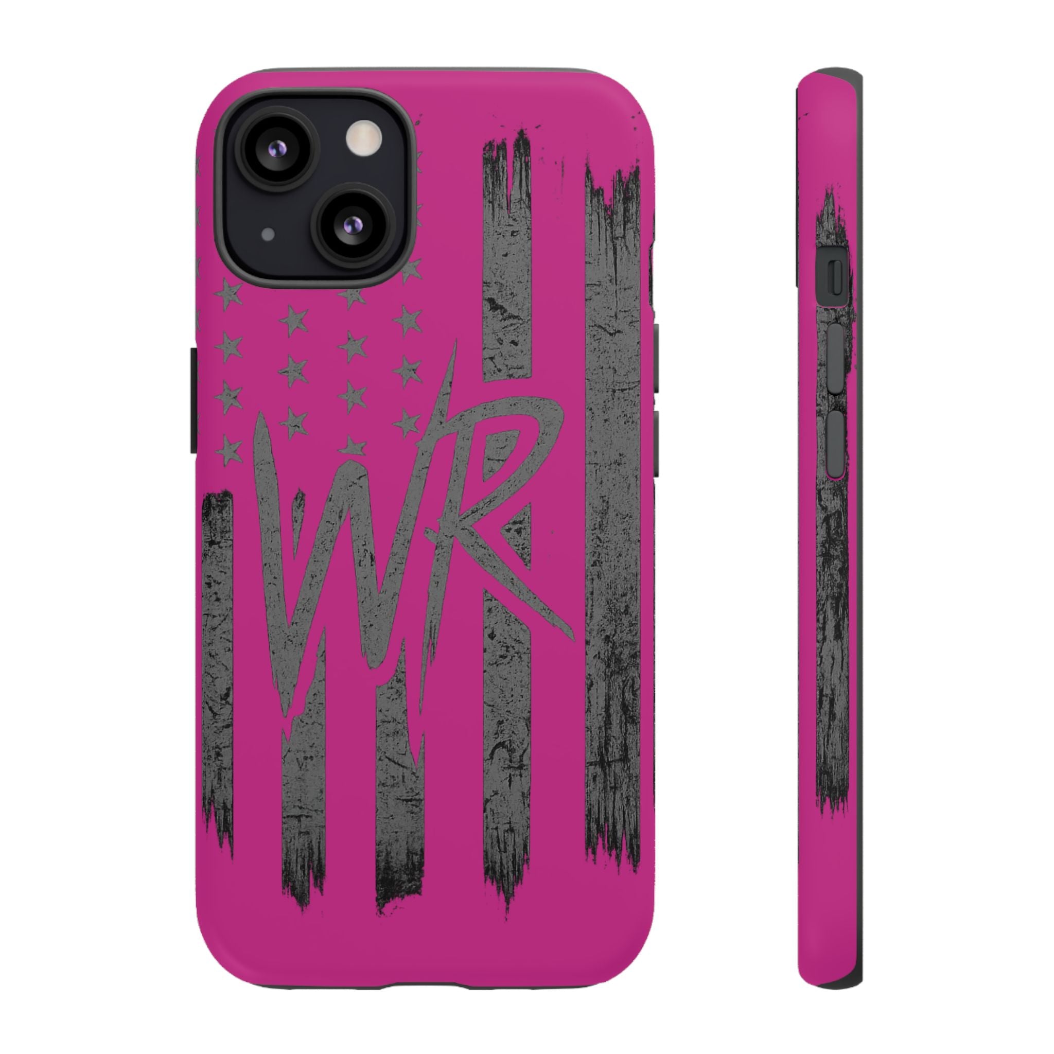 Pink  'WR' Flag Tough Phone Case