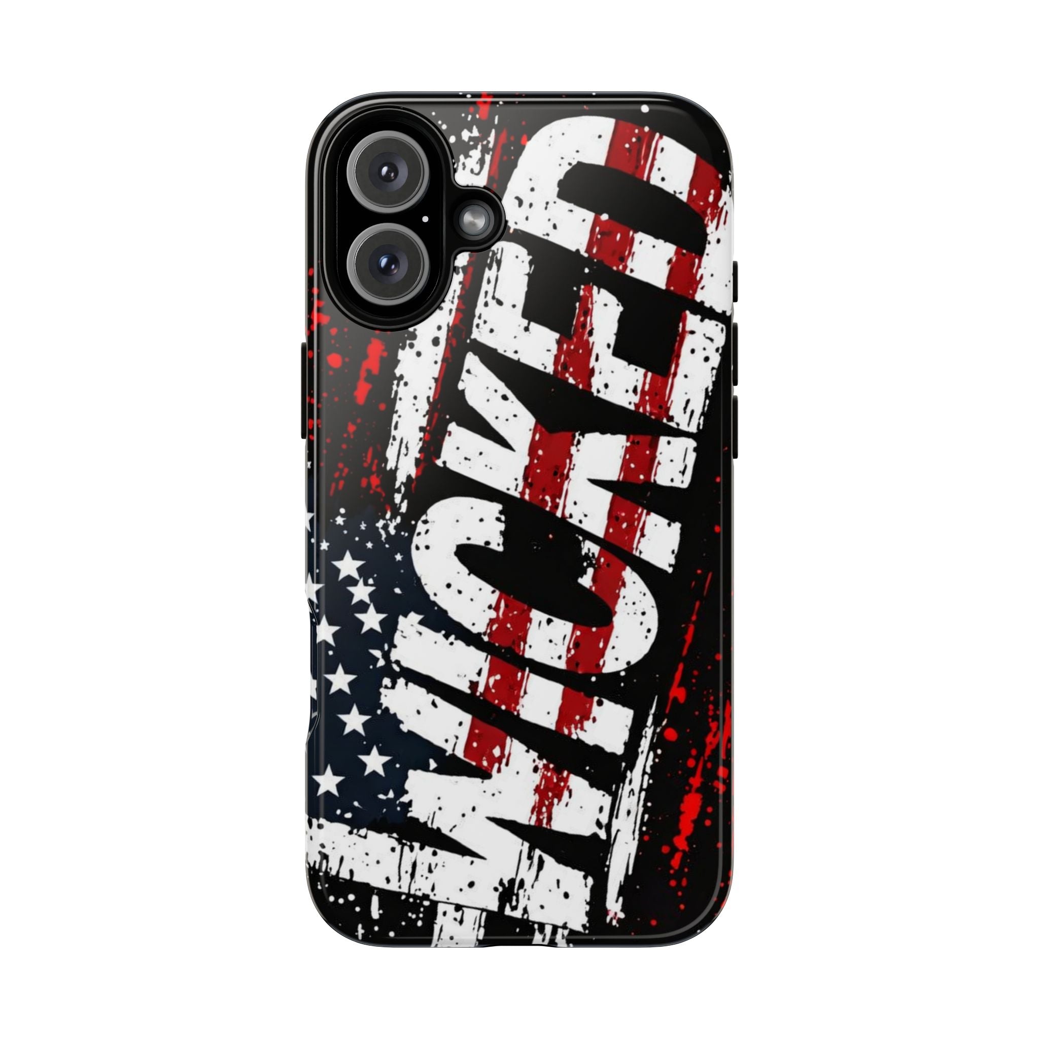 Phone Case — Distressed American Flag "VETERAN" Graphic (Rugged Patriotic Protection)
