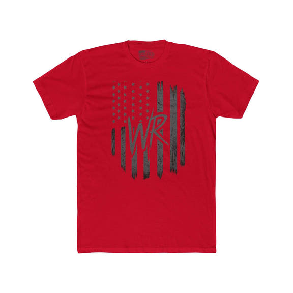 Wicked & Riled graphic tee featuring the OG Rebels flag design on a casual t-shirt by Printify.