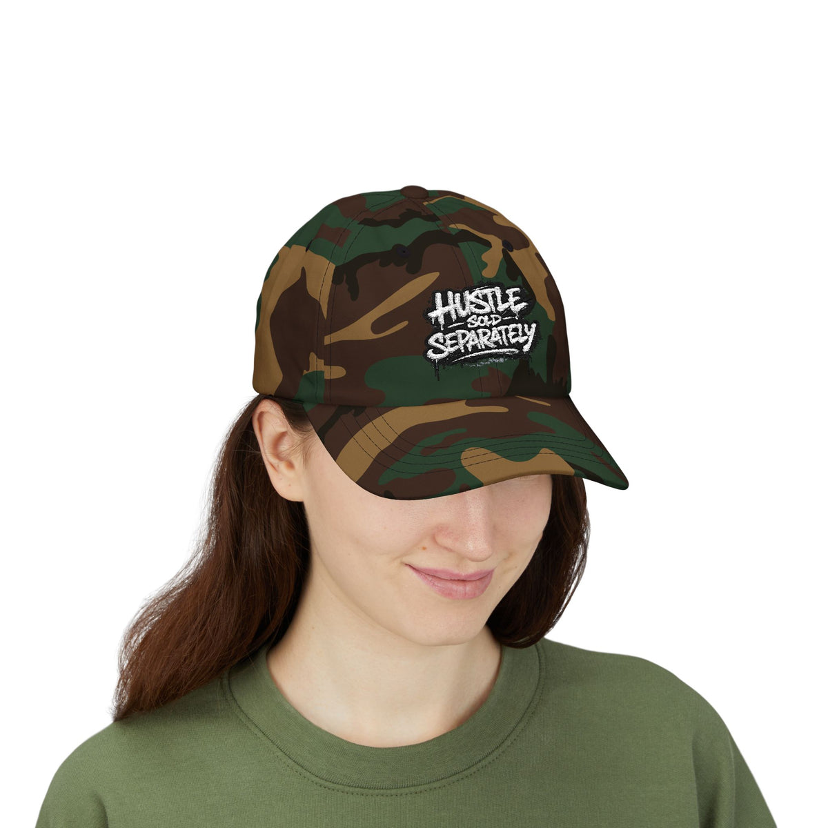 Dad Cap — "Hustle More, Separate.ly" Graffiti Dad Hat