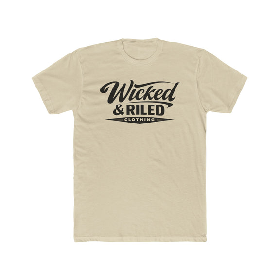 Wicked & Riled Retro Script Tee - Wicked & Riled Clothing
